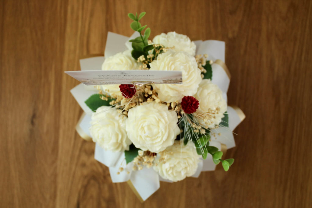Bouquet de bougie - Douceur Satinée