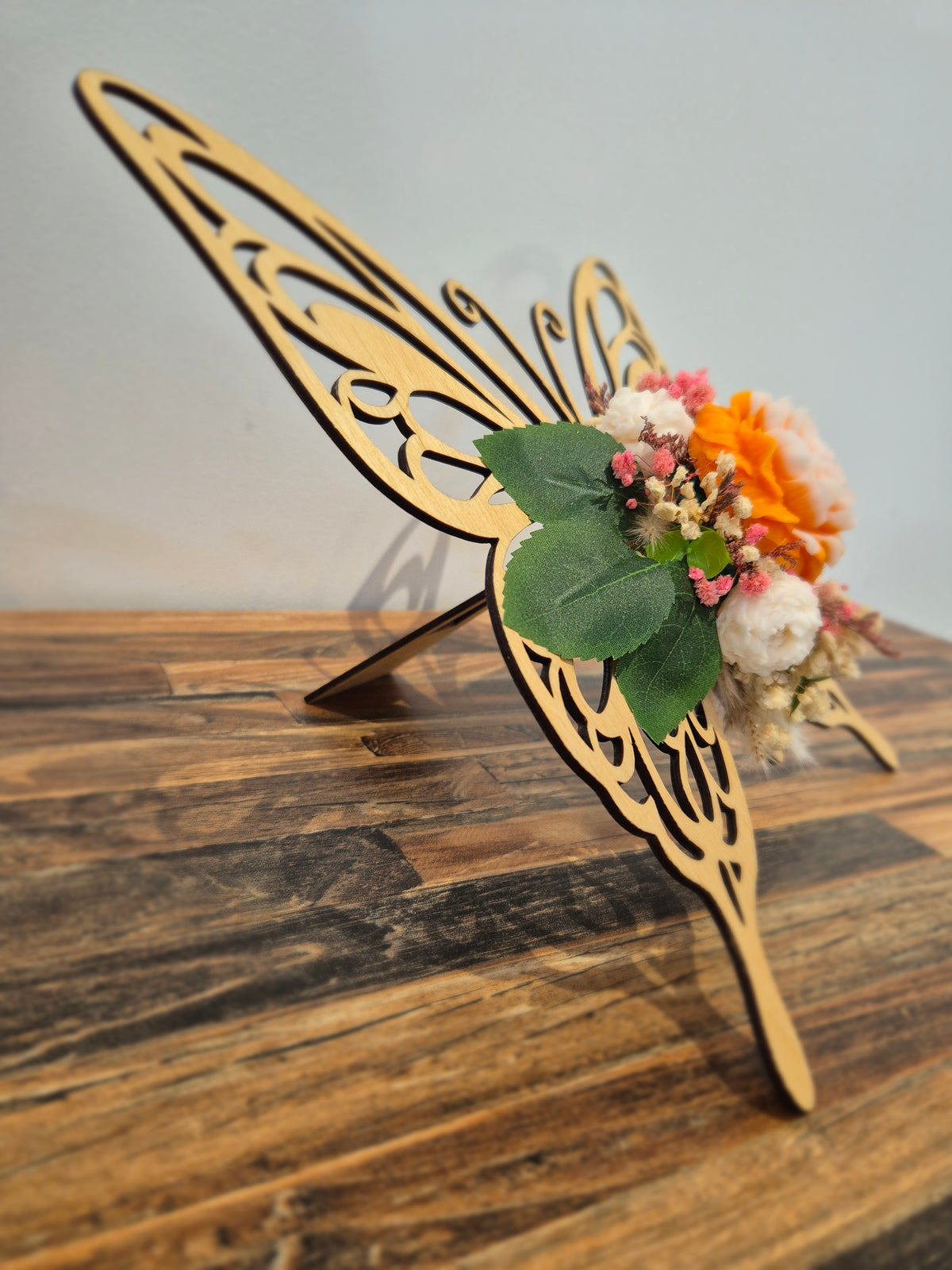 Papillon fleuri